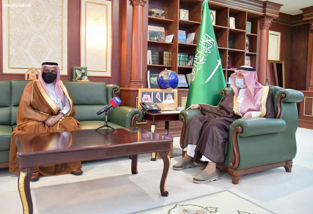 سمو أمير منطقة جازان يدشّن التمرين التعبوي لفرضية مكافحة التلوّث البحري