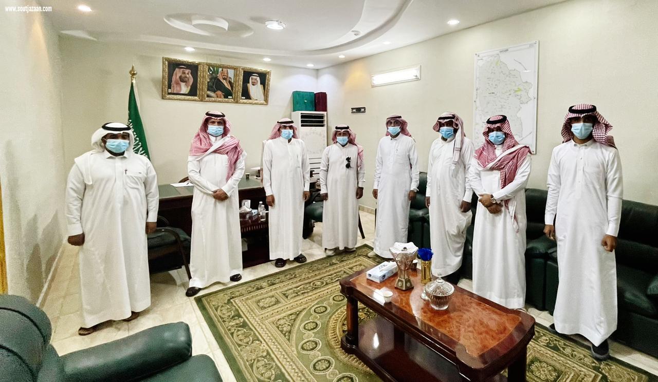 محافظ الحرث يلتقي أعضاء المركز الاعلامي بالمحافظة 