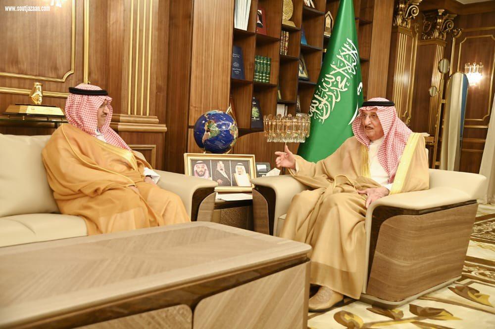 سمو أمير منطقة جازان يستقبل معالي وزير التعليم