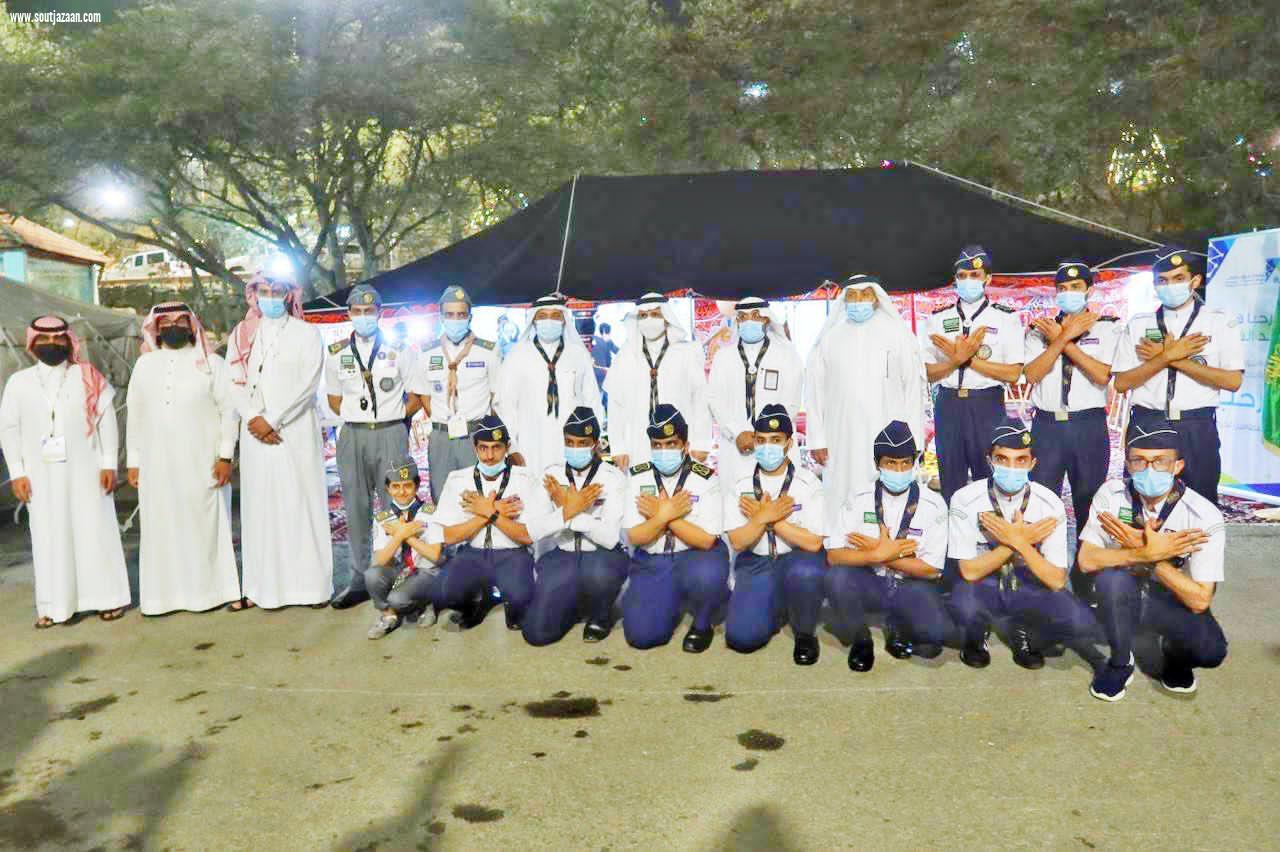معالي رئيس جامعة الباحة يدشن المخيم الصيفي للجوالة بمنتزه رغدان