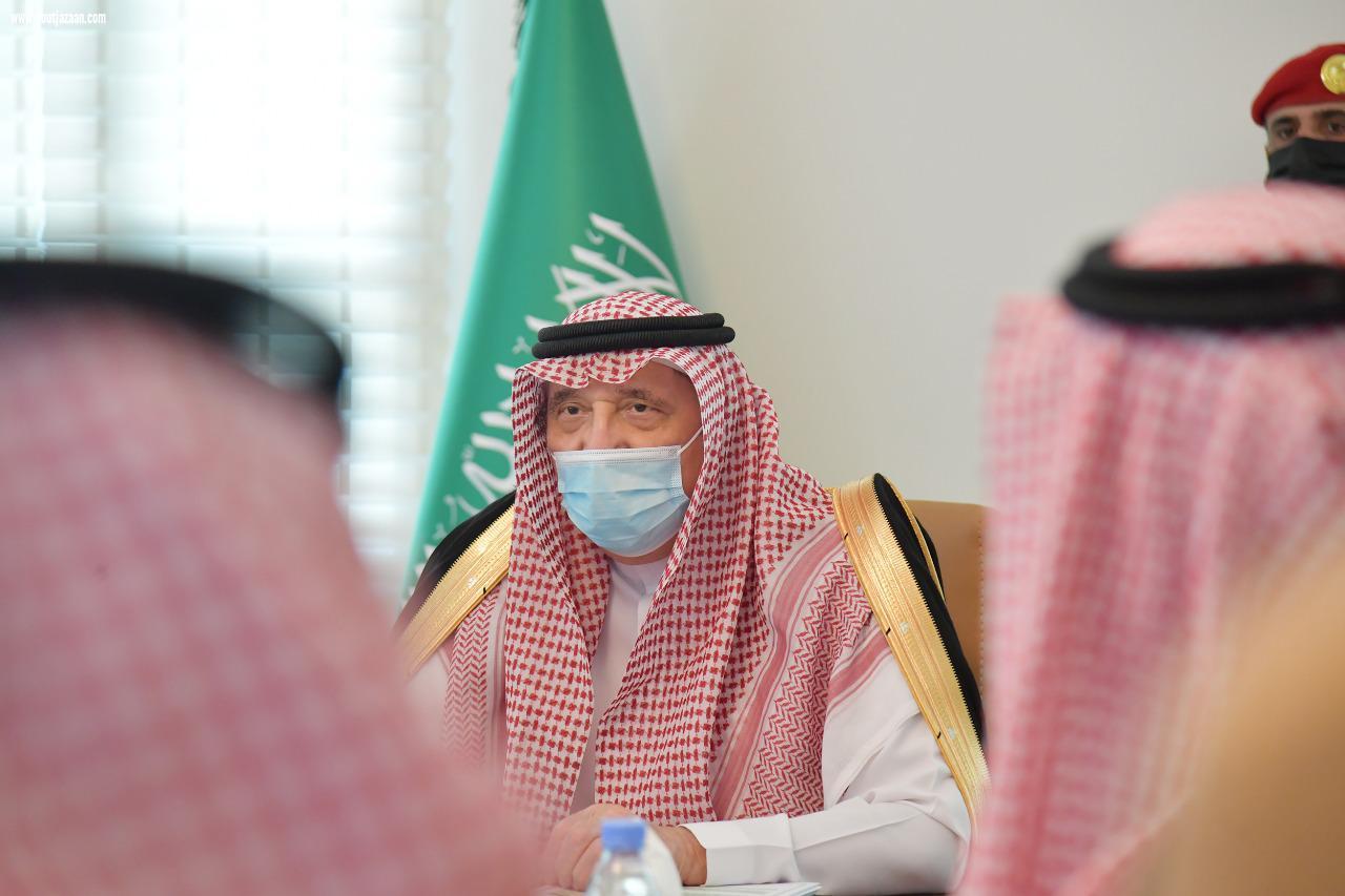 سمو أمير منطقة جازان يرأس اجتماع اعضاء مجلس إدارة هيئة تطوير وتعمير المناطق الجبلية بالمنطقة 