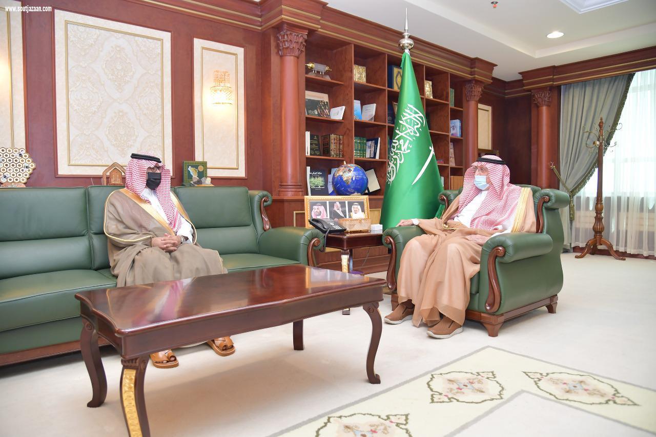 سمو أمير منطقة جازان يستقبل المشرف على الهيئة العليا للأمن الصناعي..