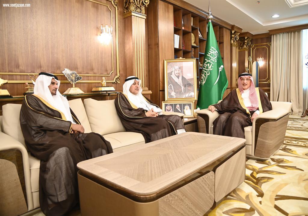 سمو أمير منطقة جازان يستقبل معالي رئيس الهيئة الملكية للجبيل وينبع