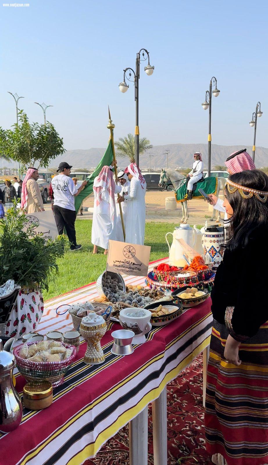 وحدة الضمان بالعارضة تحتفل بيوم التأسيس السعودي