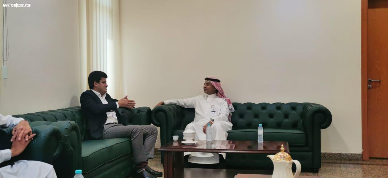 فرع وزارة الموارد البشرية والتنمية الاجتماعية بجازان يستقبل القنصل  الباكستاني