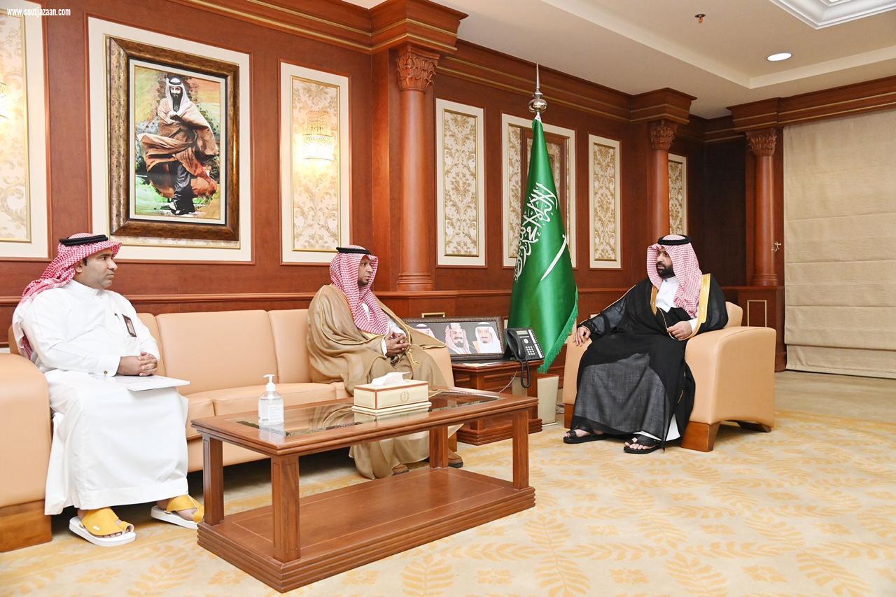 منطقة جازان بالنيابة يستقبل مدير تعليم صبيا 