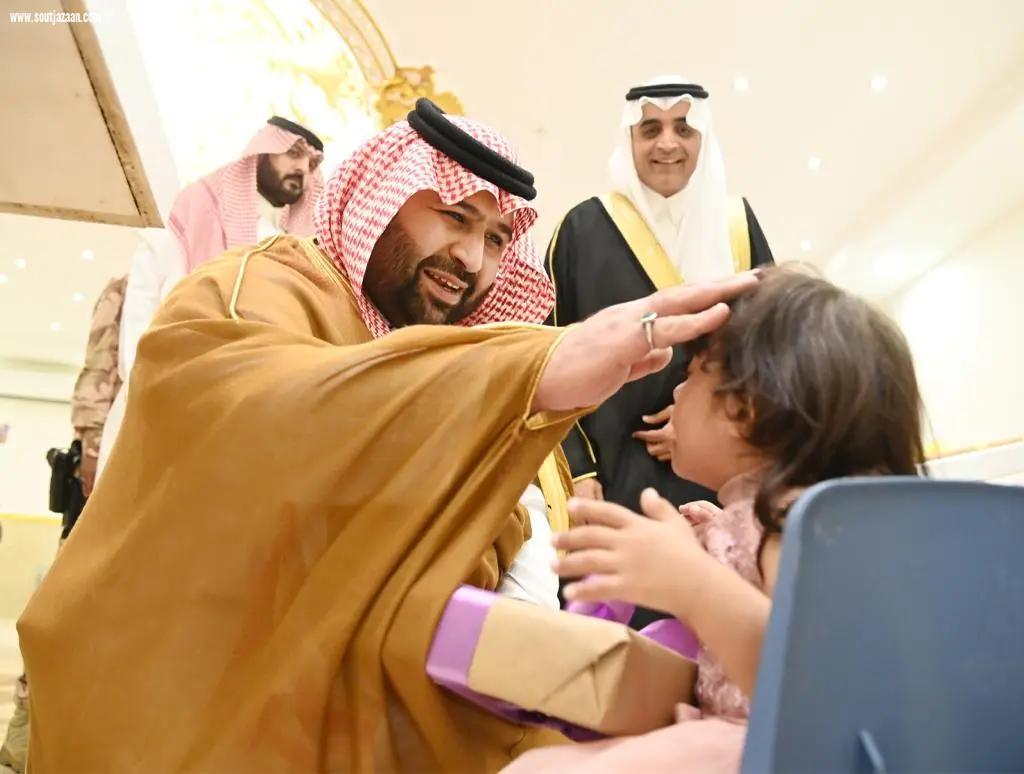 سمو أمير جازان بالنيابة يرعى احتفال مركز جمعية الأطفال ذوي الإعاقة بالمنطقة