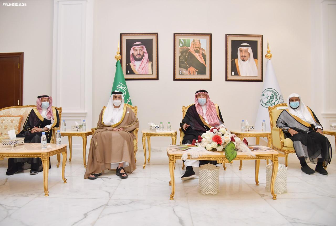 سمو أمير منطقة جازان يستقبل السفير الإماراتي لدى المملكة  