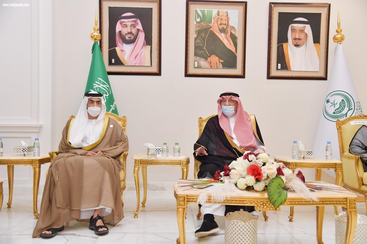 سمو أمير منطقة جازان يستقبل السفير الإماراتي لدى المملكة  