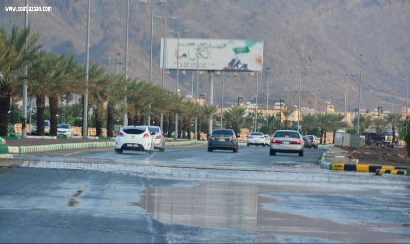 أمطار على محافظة محايل عسير