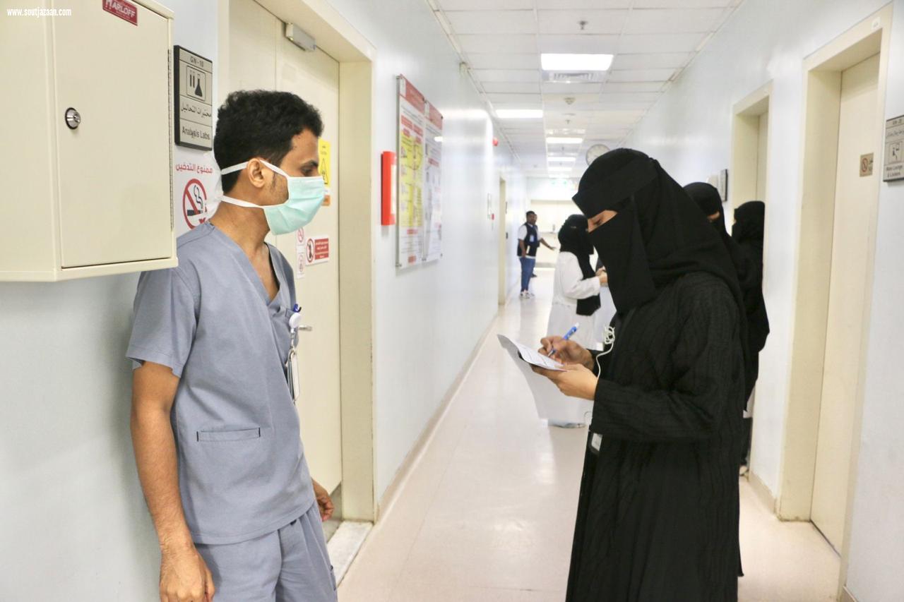 فرضية تسرب مواد كيميائية خطرة بمستشفى الصحة النفسية بجازان