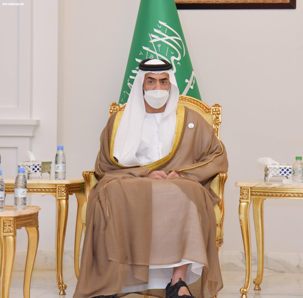 سمو أمير منطقة جازان يستقبل السفير الإماراتي لدى المملكة  
