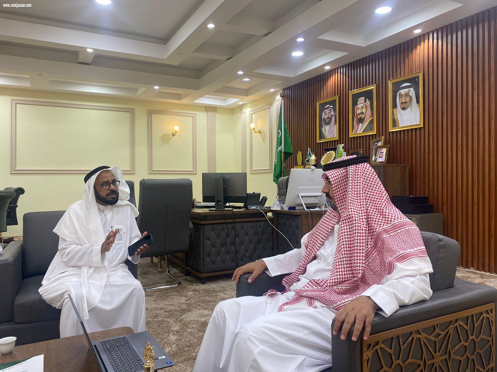 محافظ بيش يستقبل رئيس و أعضاء مجلس جمعية الاعاقة السمعية بمنطقة جازان
