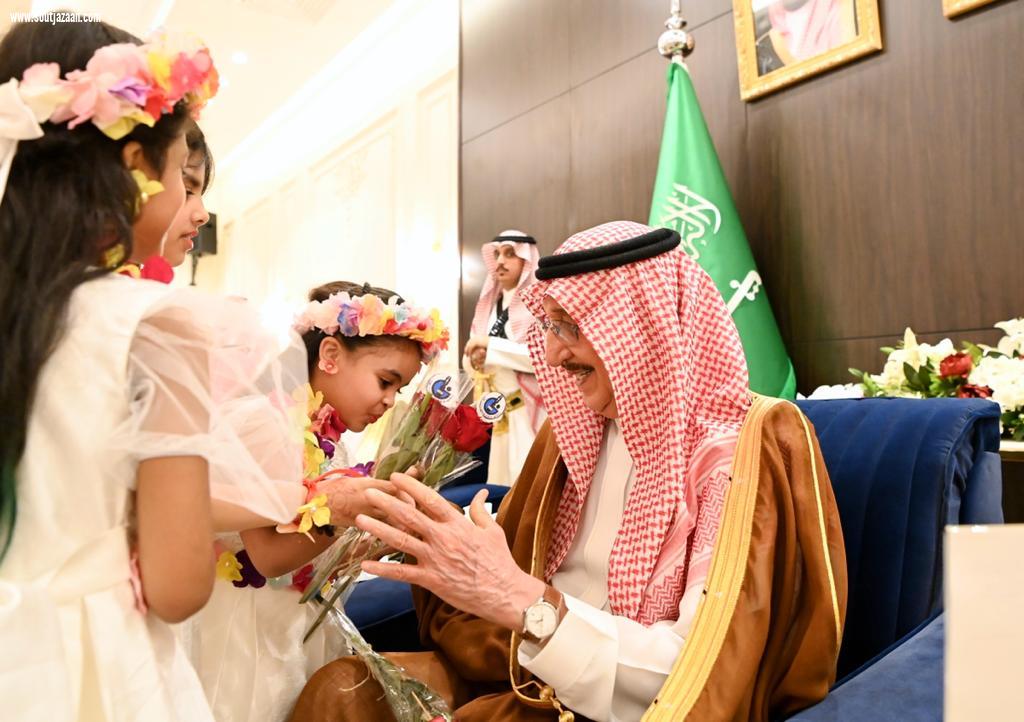 سمو أمير منطقة جازان يستقبل المهنئين بعيد الفطر