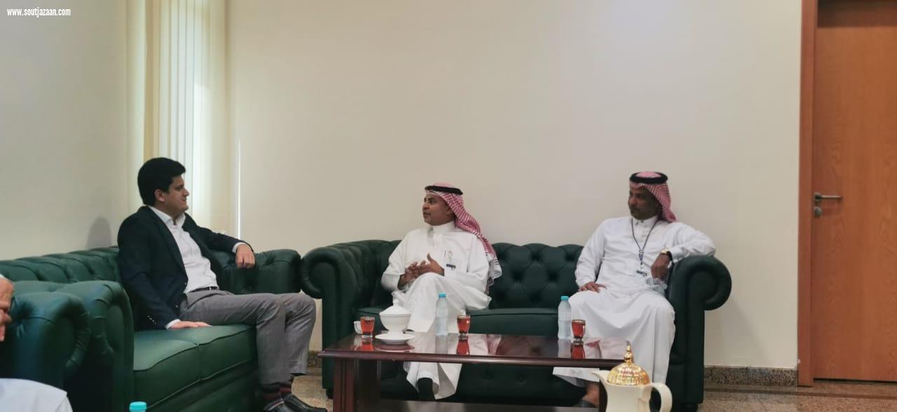 فرع وزارة الموارد البشرية والتنمية الاجتماعية بجازان يستقبل القنصل  الباكستاني