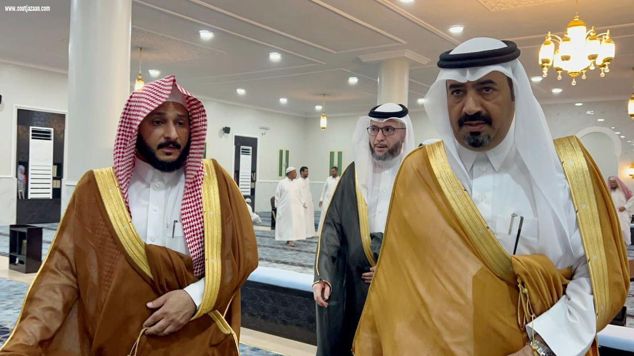 بحضور فضيلة مدير عام فرع وزارة الشؤون الإسلامية محافظ بيش يفتتح جامع قرية العيدابي بمركز الحقو