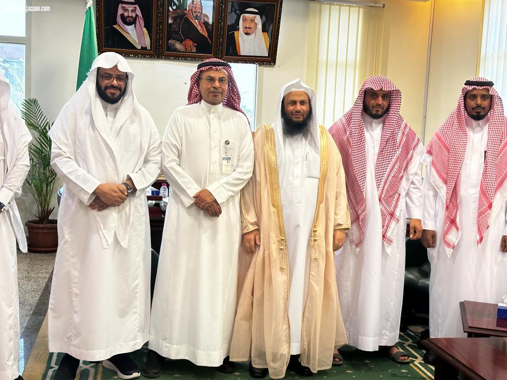 مدير عام فرع وزارة الموارد البشرية والتنمية الاجتماعية بمنطقة جازان يستقبل مدير عام فرع هيئة الأمر بالمعروف والنهي عن المنكر بالمنطقة