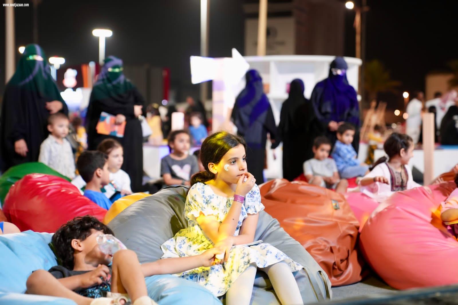 أمانة منطقة جازان تُشارك هيئة المكتبات فعالية  أطفالنا يقرؤون  بالكورنيش الشمالي