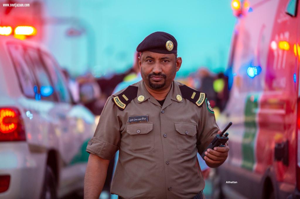 شعبة مرور محافظة بيش تودع رئيس الرقباء عبدالله بن صمان بمناسبة تقاعده