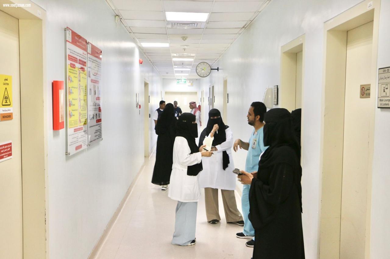 فرضية تسرب مواد كيميائية خطرة بمستشفى الصحة النفسية بجازان