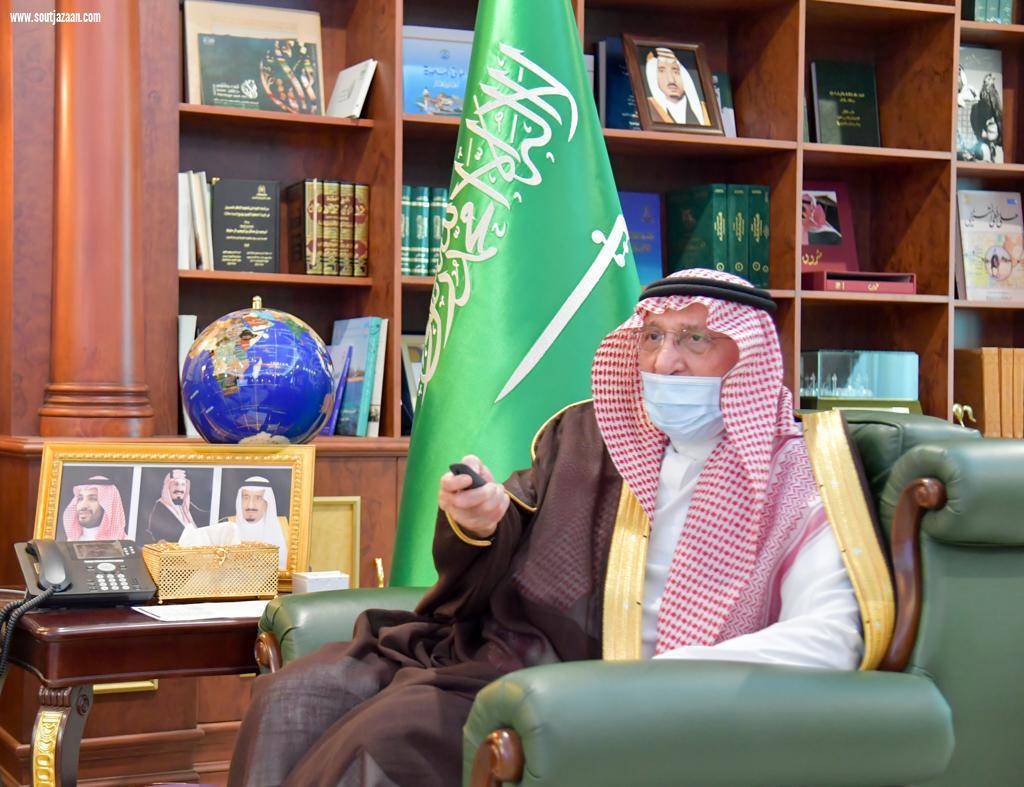 سمو أمير منطقة جازان يدشّن التمرين التعبوي لفرضية مكافحة التلوّث البحري