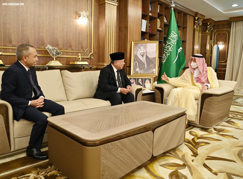سمو أمير جازان يستقبل سفير إندونيسيا لدى المملكة