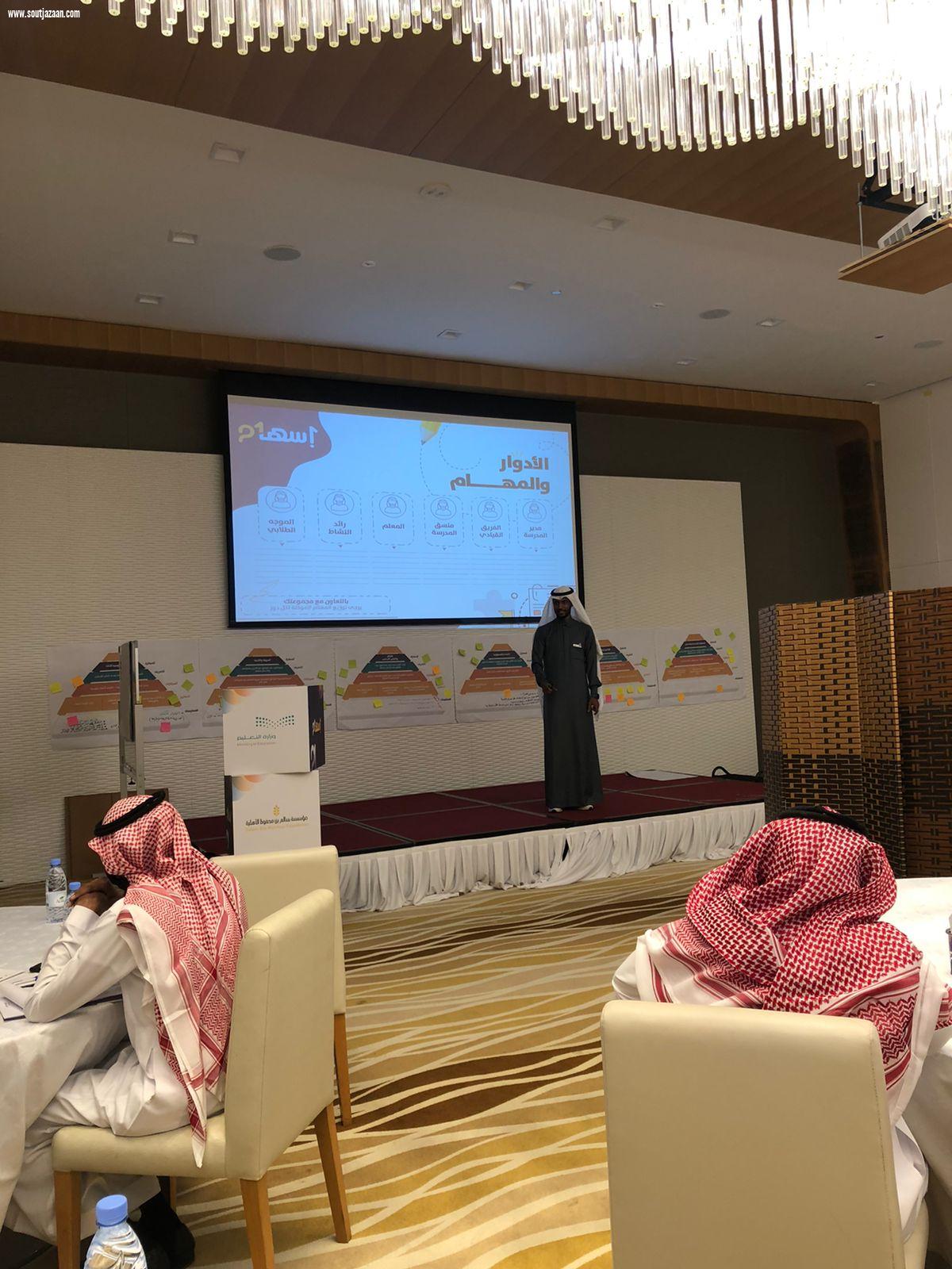 بالشراكة مع مؤسسة سالم بن محفوظ الأهلية | برنامج تدريبي لتأهيل مشرفي ومشرفات الأندية المهارية بتعليم جازان
