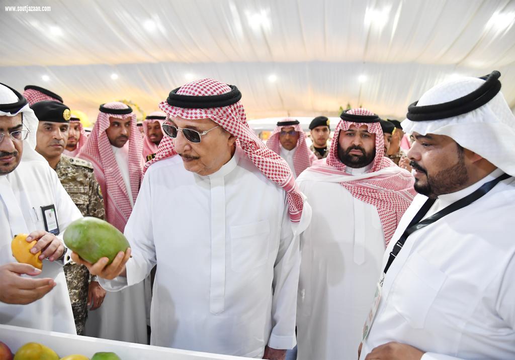 سمو أمير منطقة جازان يطلق فعاليات مهرجان المانجو والفواكه الاستوائية