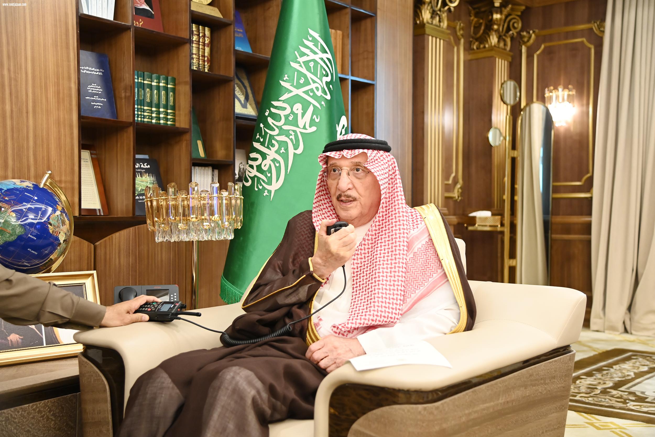 سمو الأمير محمد بن ناصر يدشن حملة الدفاع المدني للسلامة شتاء جازان أجمل وأدفا وسلامتكم هي الأولى