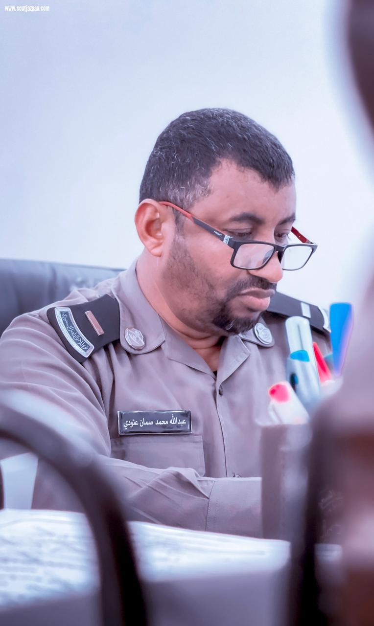 شعبة مرور محافظة بيش تودع رئيس الرقباء عبدالله بن صمان بمناسبة تقاعده