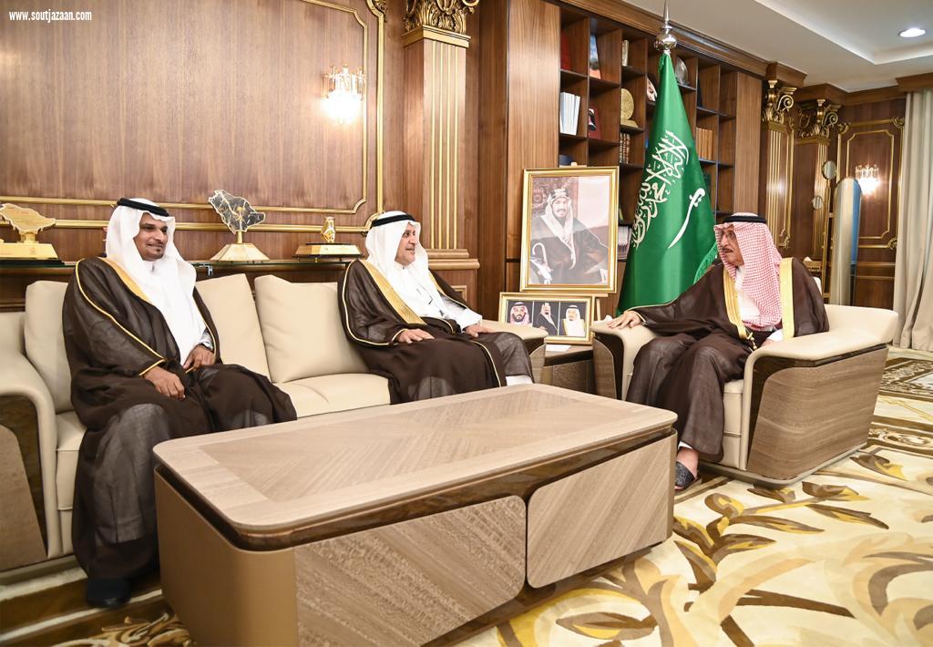 سمو أمير منطقة جازان يستقبل معالي رئيس الهيئة الملكية للجبيل وينبع