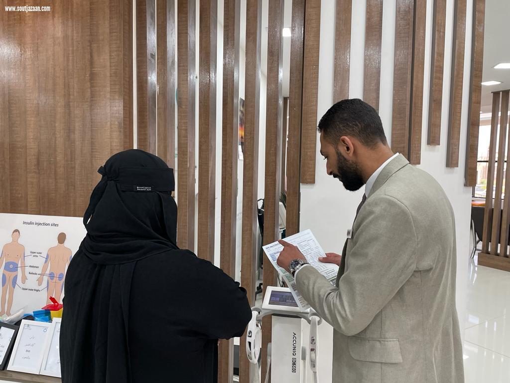 بالتعاون مع جمعية غيث والوزن المثالي مركز الرعاية الأولية بالدريعية يفعل اليوم العالمي للسكري