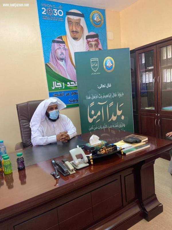 مدير عام فرع هيئة الحدود الشمالية المكلف يقوم بجولة تفقدية على هيئة العويقيلة  