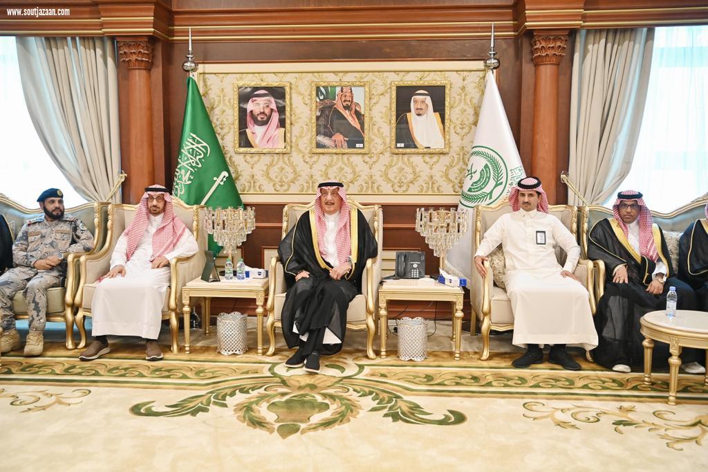 سمو أمير منطقة جازان يدشّن التمرين التعبوي لفرضية مكافحة التلوّث البحري  استجابة 11