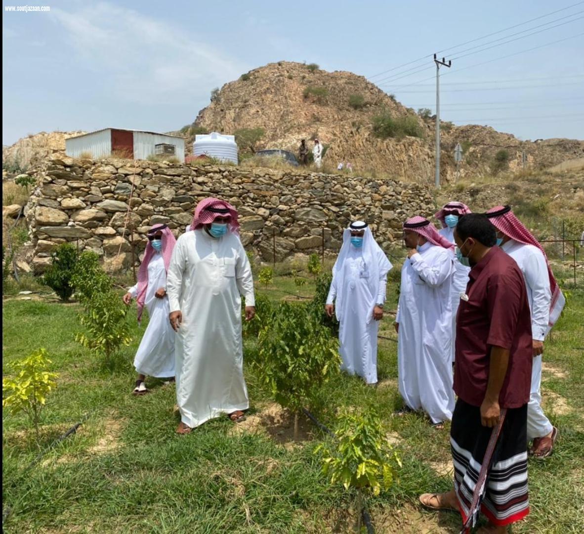 محافظ العيدابي يتفقد مركز بلغازي ومركز ريع مصيدة