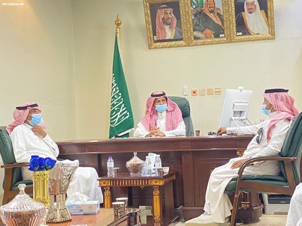 محافظ الحرث يلتقي أعضاء المركز الاعلامي بالمحافظة 