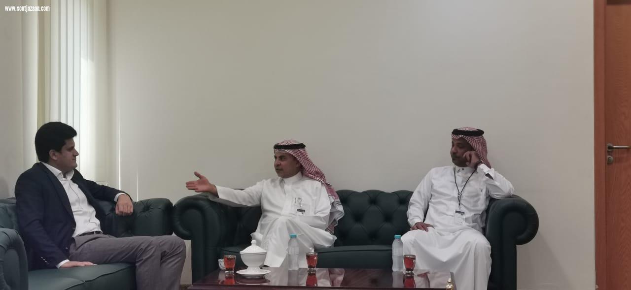فرع وزارة الموارد البشرية والتنمية الاجتماعية بجازان يستقبل القنصل  الباكستاني