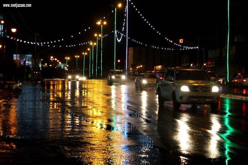 أمطار على محايل