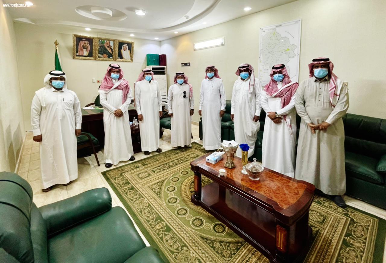 محافظ الحرث يلتقي أعضاء المركز الاعلامي بالمحافظة 