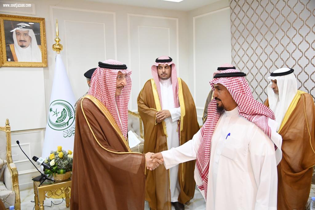 سمو أميرِ منطة جازان يلتقي أهالي محافظة الداير