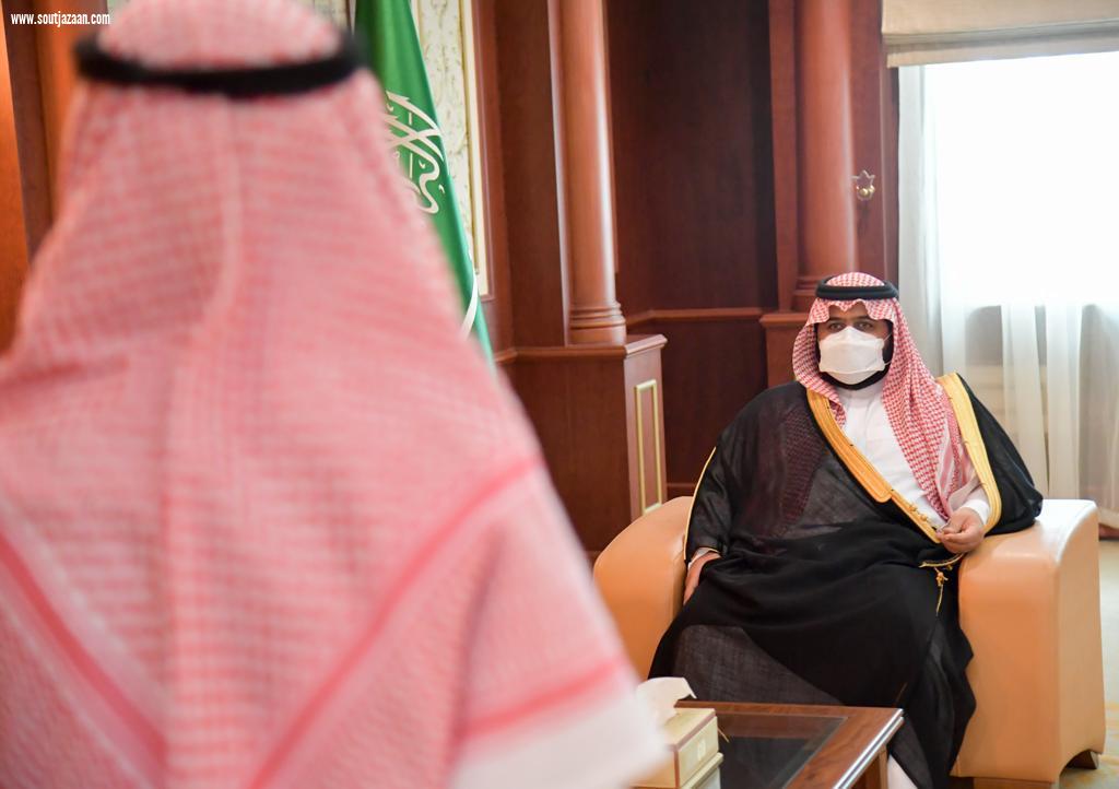 سمو نائب أمير جــازان يستقبل مديري تعليم جازان وصبيا والطلاب الفائزين في تحدي فيرست التقني للروبوت
