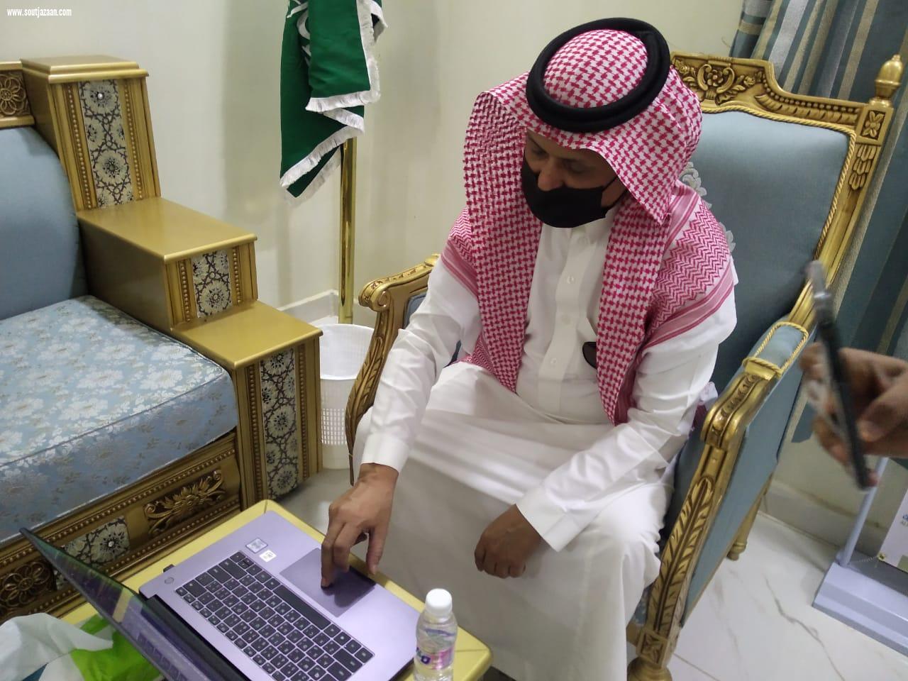 محافظ الحرث يدشن مبادرة  معًا لنتحصن بمركز الخشل