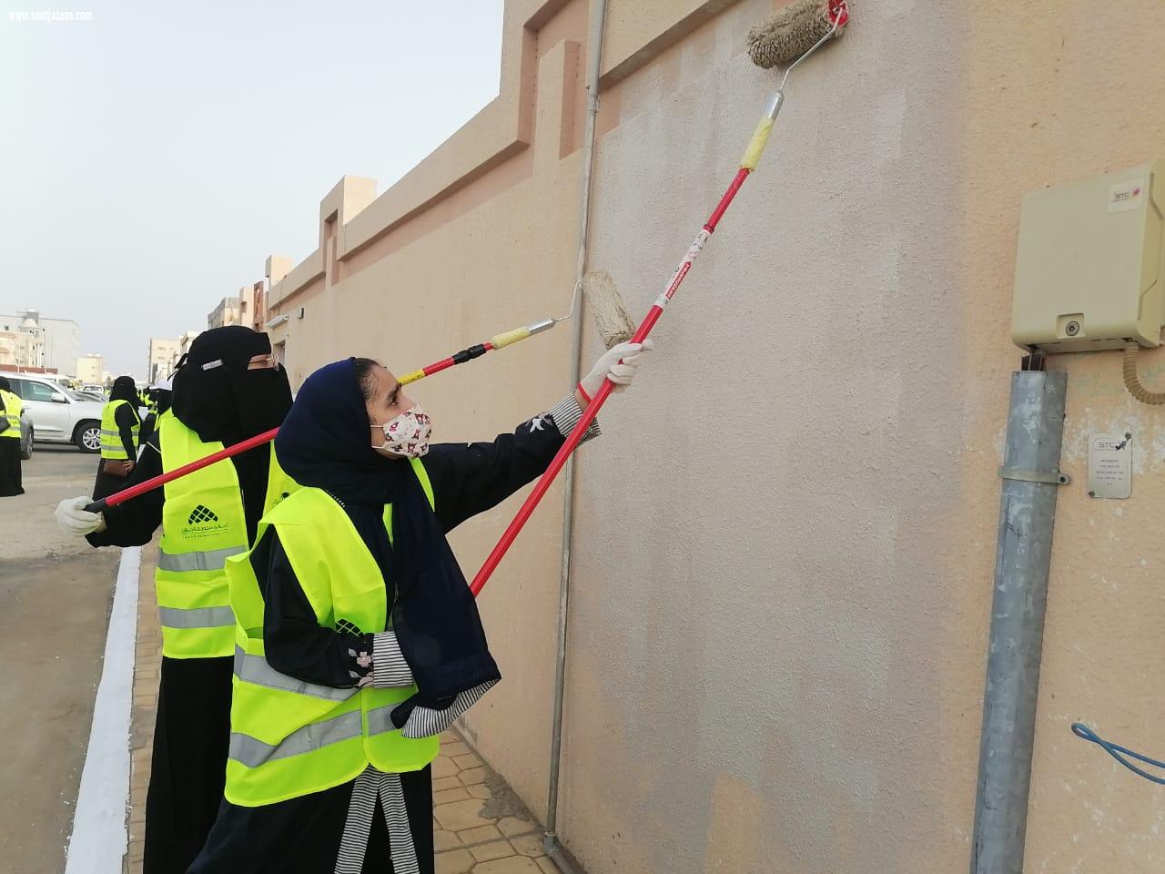 300 متطوع ومتطوعة بمكتب وزارة الرياضة بجازان يشاركون في مبادرة عمار السعودية