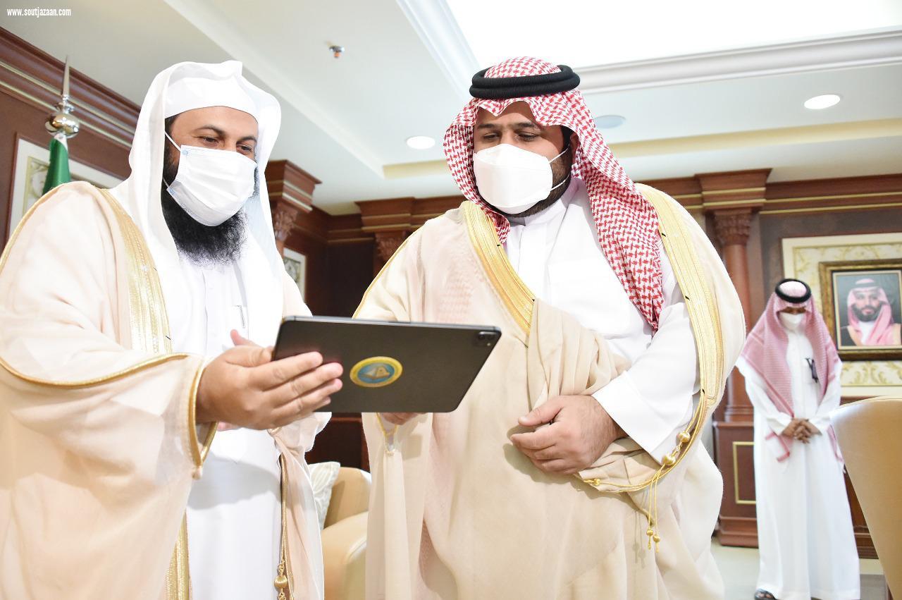 سمو نائب أمير جازان يتسلم التقرير الختامي لحملة الرئاسة العامة لهيئة الامر بالمعروف الصلاة نور