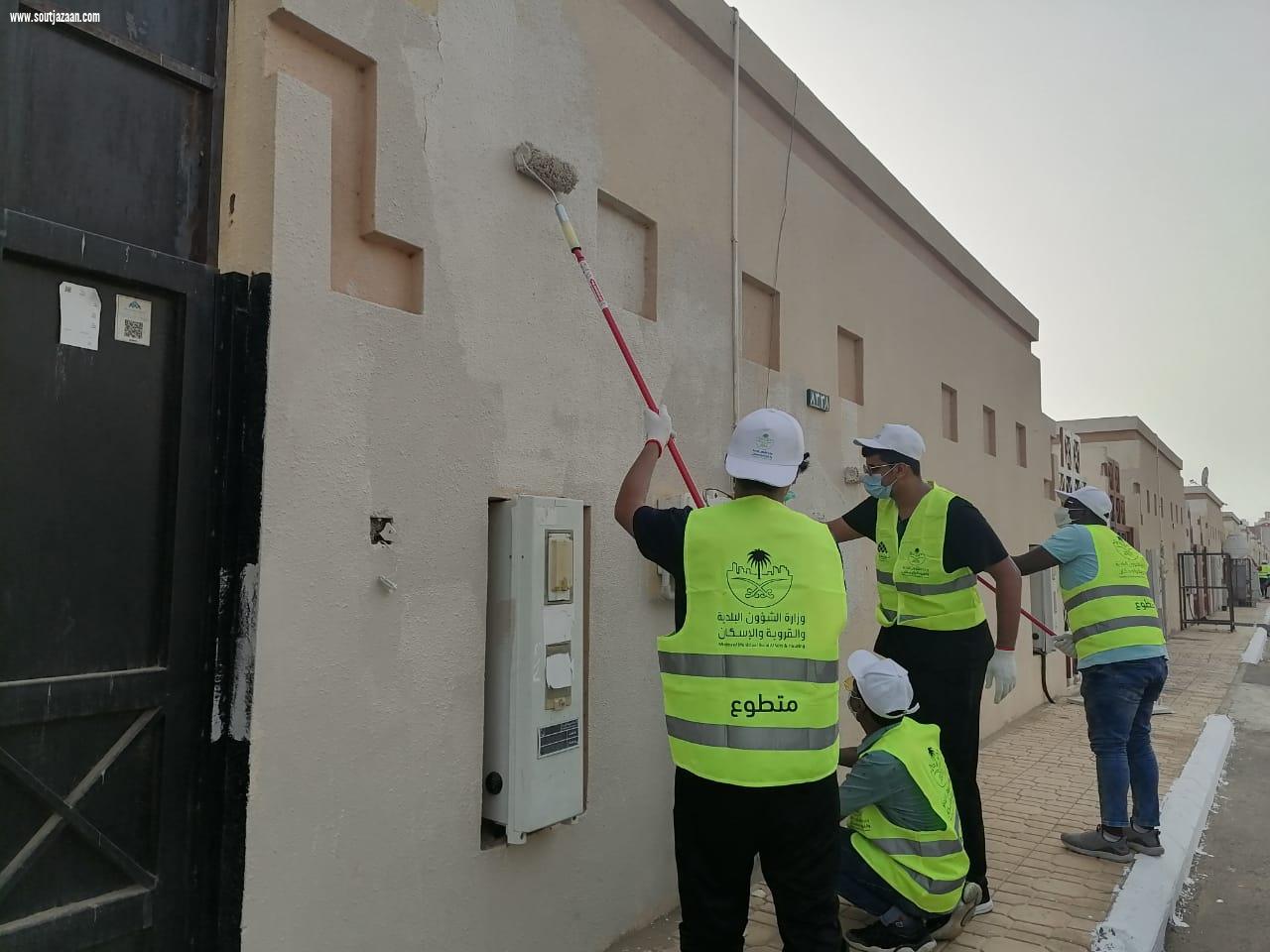 300 متطوع ومتطوعة بمكتب وزارة الرياضة بجازان يشاركون في مبادرة عمار السعودية