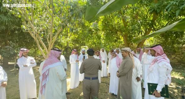 بالشراكة مع الدفاع المدني وتطوير المناطق الجبلية والجمعية الزراعية | الزراعة تنفذ برنامج ارشادي للاستفادة من مخلفات المزارع بفيفاء