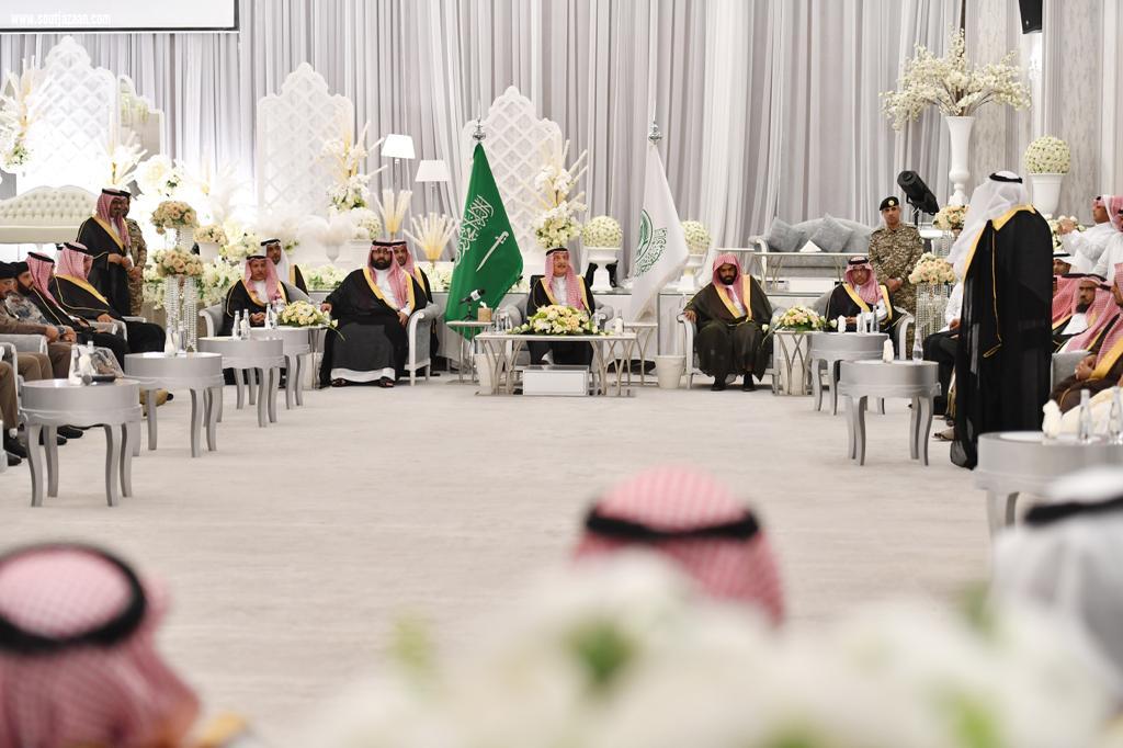 سمو أمير جازان يلتقي مشايخ محافظة صبيا والمراكز والقرى التابعة لها