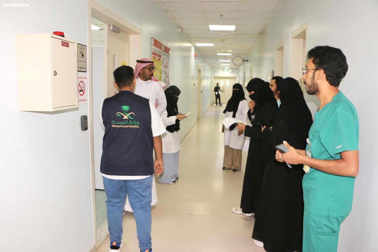 فرضية تسرب مواد كيميائية خطرة بمستشفى الصحة النفسية بجازان