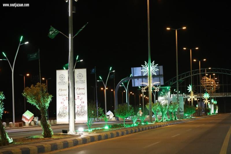 بلدية صوير تزين الشوارع والميادين وتحتفي بيوم التأسيس
