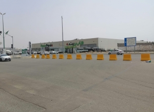 مرور جازان يجدحلولا امنة لتقاطع إحدى الطرق  لتساعد في التخفيف من الكثافة المرورية